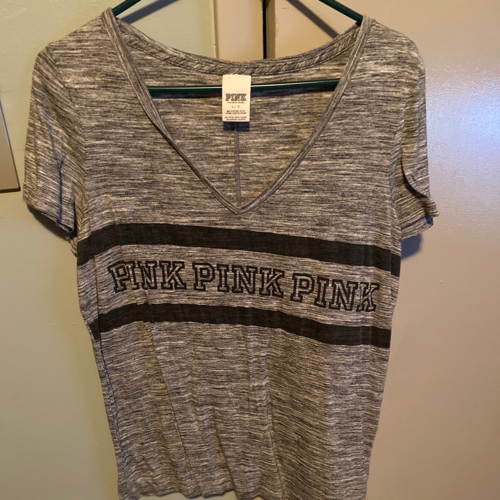 Pink short sleeve shirt
